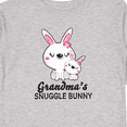 thumbnail image 4 of Inktastic Grandmas Snuggle Bunny Easter Girls Long Sleeve Toddler T-Shirt, 4 of 5