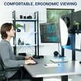 thumbnail image 3 of VIVO Single Ultrawide Monitor Pegboard Panel Mount, Fits up to 49" Screens, 3 of 8