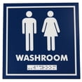 thumbnail image 1 of Frost Products 965 Males & Female Washroom Sign with Braille Emboss, 1 of 1