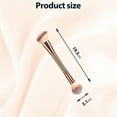 thumbnail image 6 of 2Pack Dual-ended Makeup Brushes for Contouring, Blending, and Bronzing - Angled Foundation Brush and Concealer Brush - Luxe Hair for Flawless Application of Liquid, Cream, and Powder Makeup, 6 of 6