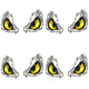 thumbnail image 1 of Etiqueta engomada del coche 3D en los coches Etiqueta reflectante estéreo del pájaro Etiqueta reflectante del ojo de águila, 1 of 5
