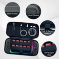 thumbnail image 7 of YUOY Carrying Case for Nintendo Switch 2 (2025), Travel Bag for Nintendo Switch 2 Accessories with 2 HD Screen Protectors, Black, 7 of 7
