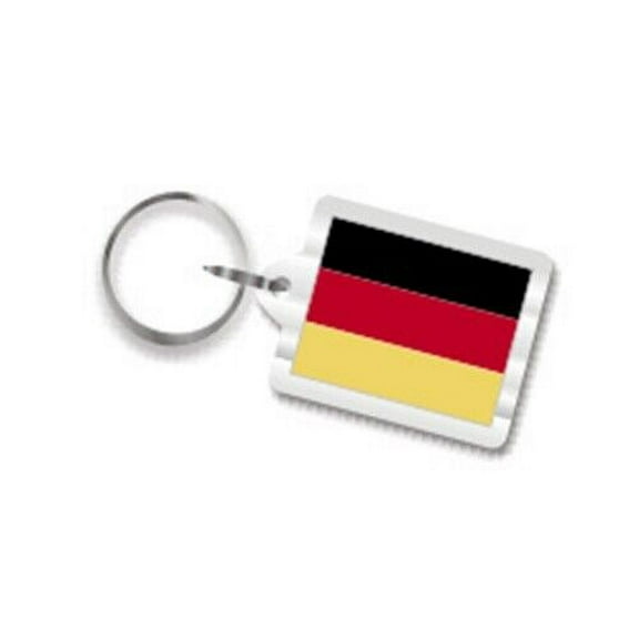 German Flag Key Chain, Keychain Fob Ring from Germany