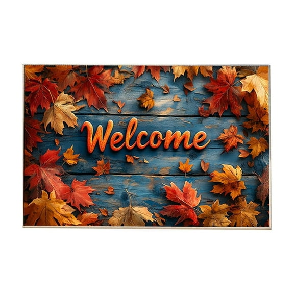 Noothes Christmas Door Mat 40x60cm, Merry Christmas Welcome Mat for Indoor Outdoor Entryway with Washable Design