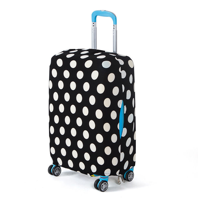 red polka dot suitcase