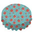 thumbnail image 2 of Pioneer Flower Floral Print Pattern Round Tablecloth 60 X 60 Inch, Wrinkle Resistant Wipeable Table Cloth for Kitchen Dining Picnic Patio Party, 2 of 6