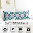 thumbnail image 3 of Tropical Flower Leaves Body Pillow Cover 20x54 - Floral Hummingbird Illustration Long Pillow Case with Invisible Zipper - Soft Full Body Pillow Protector - Machine Washable Cozy Slipcover for Sleeping, 3 of 5