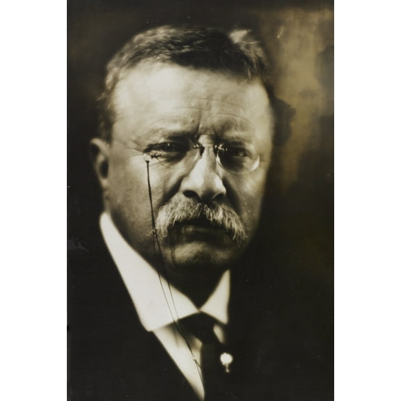 Print: Ex-President Theodore Roosevelt, Head-And-Shoulders Portrait