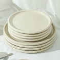 thumbnail image 5 of Stone Lain Eden 4-Piece Dinner Plate Set Stoneware, Beige, 5 of 6