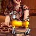 thumbnail image 3 of Ltdhehe Zodiac Goat Wine Set High Borosilicate Glass Decorative Infuser For Living Room Bar Home, 3 of 6