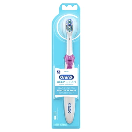 Oral-B Toothbrush, Complete Battery Powered Electric Toothbrush, 1 Count, Full Head, for Adults and Children 3+