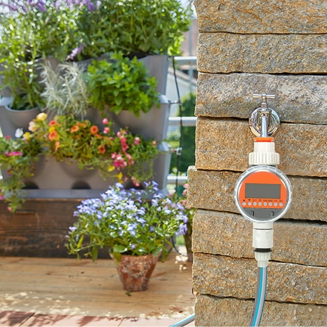 CNKOO Garden Water Timer Digital Programmable Controller Automatic Mannual 1PC Tap Hose Sprinkler Outdoor Irrigation Timing for System Must Have Household Items