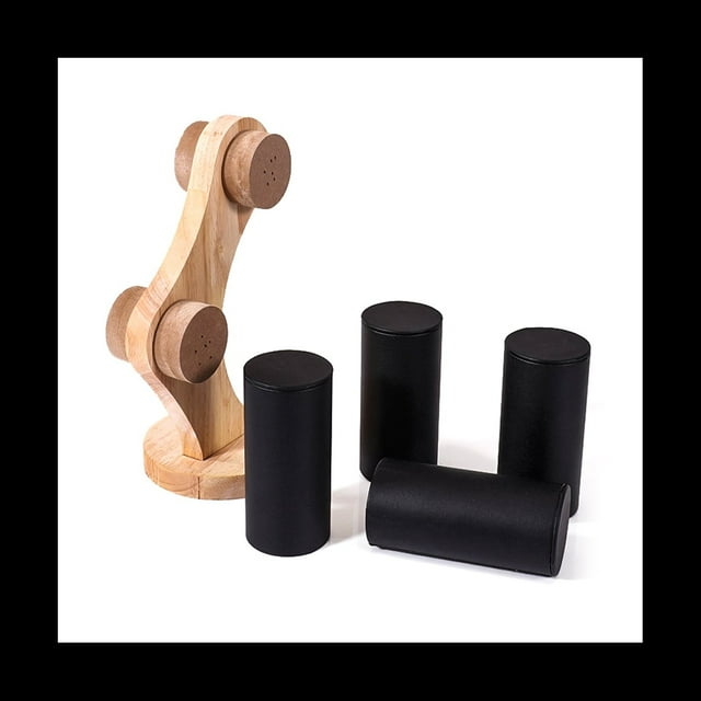 2-Layer Solid Wood Jewelry Display Stand Bracelet Watch Organizer Storage Rack Jewelry Packing Display Props Bracket, 2