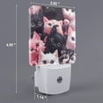 thumbnail image 2 of Balery Cute Kittens Group Portrait Luz Nocturna LED con Sensor Automático, Enchufe con Sensor Crepuscular, Luz Suave de 0.5W para Dormitorio, Pasillo, Baño-UK, 2 of 7