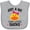 AC-Heather Grey, variant on Inktastic Duck Lover Cute Girls Girls Baby Bib