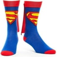 thumbnail image 2 of DC Comics Logo Crew Socks with Cape, 2 of 2