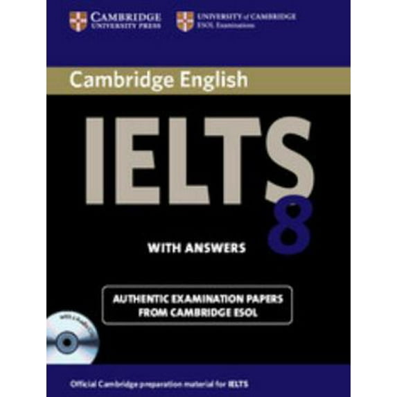 Pre-Owned Cambridge Ielts 8 Self-Study Pack (Student's Book with Answers and Audio CDs (2)): Official Examination Papers from University of Cambridge ESOL Exami (Paperback) 0521173809 9780521173803