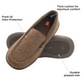thumbnail image 3 of Hanes Mens ComfortSoft Memory Foam Moccasin Slipper House Shoe, 3 of 9