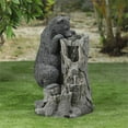 thumbnail image 2 of Luxen Home Resin Bear and Tree Outdoor Patio Foutain, 2 of 6