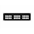 thumbnail image 3 of Elite Core RP3U-24D-TIE Panneau de Rack avec 24 Perforations Série D en 3 Groupes de 8, 3U, 3 of 3