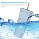 thumbnail image 1 of Copa de vacío Taza de agua para coche de 750ml hervidor de agua para vehículos con paja a prueba de fugas para hacer ejercicio al aire libre FLhrweasw Nuevo, 1 of 8