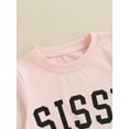 thumbnail image 5 of Qmyliery Kids Tops Short-sleeved Round Neck Letter Printing Shirt Tops Casual, 5 of 9