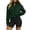 Green, variant on Womens Zip Mock Neck Sweatshirts with Pocket, Cozy Casual Long Sleeve Pullover, Solid Color Loose Fit Tops Fall Clothes, Sizes S-XXL