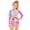 HJLYY237-5, variant on 3-8T Toddler/Little Girls Light Blue Rainbow Mermaid Scales Rashguard Swimsuit Set 5-6T
