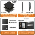 AirTag Wallet, Men's Leather Wallet with Airtag Holder , Bifold ,RFID