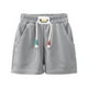 thumbnail image 1 of Odeerbi 2-14 Años Niños Niñas Entrenamiento de Verano Deportivo Pantalones Cortos de Algodón Casual Pantalones Cortos Con Bolsillo, 1 of 7