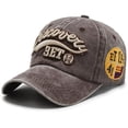 thumbnail image 4 of Sombreros de béisbol lavados con bordado de letras para hombre y niño, gorras Unisex de pesca al aire libre, senderismo, viajes, venta al por mayor, 2023, 4 of 4