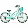 thumbnail image 4 of 26" Hyper Bicycles Vélo de Commuting avec Panier, Adultes 13+ Ans, Teal Néon, 4 of 18