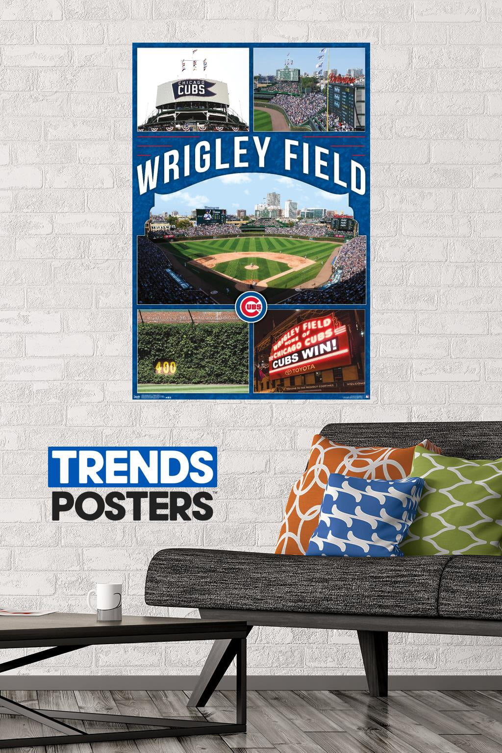 MLB Chicago Cubs - Wrigley Field 17 Wall Poster, 22.375" x 34"