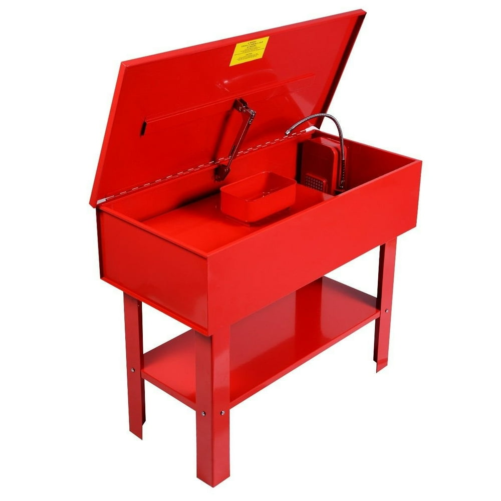 Stark 40Gallon Automotive Parts Washer Cleaner Electric Solvent Pump Shelf Tank for