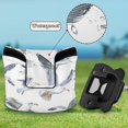 thumbnail image 6 of Haosy Seagulls Flying Golf Mallet Putter Cover Strong Magnetic Leather Golf Club Headcover Closure, 6 of 7