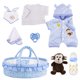 thumbnail image 1 of Set de ropa Reborn Baby Dolls Aori con capazo para 40-45 cm, 1 of 7
