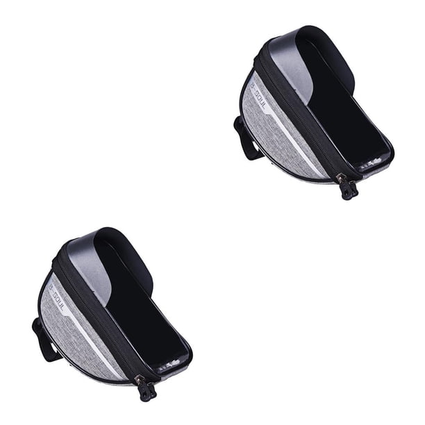 Soidarity Bolsa de cuadro de tubo delantero de bicicleta Soporte de bolsillo de pantalla táctil para teléfono móvil Bicicleta de montaña Ciclismo Type1 NO1 Soidarity CBP391884