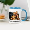 thumbnail image 4 of CafePress - Yorkie Being Adorable Mug - 11 oz Ceramic Mug - Novelty Coffee Tea Cup, 4 of 6