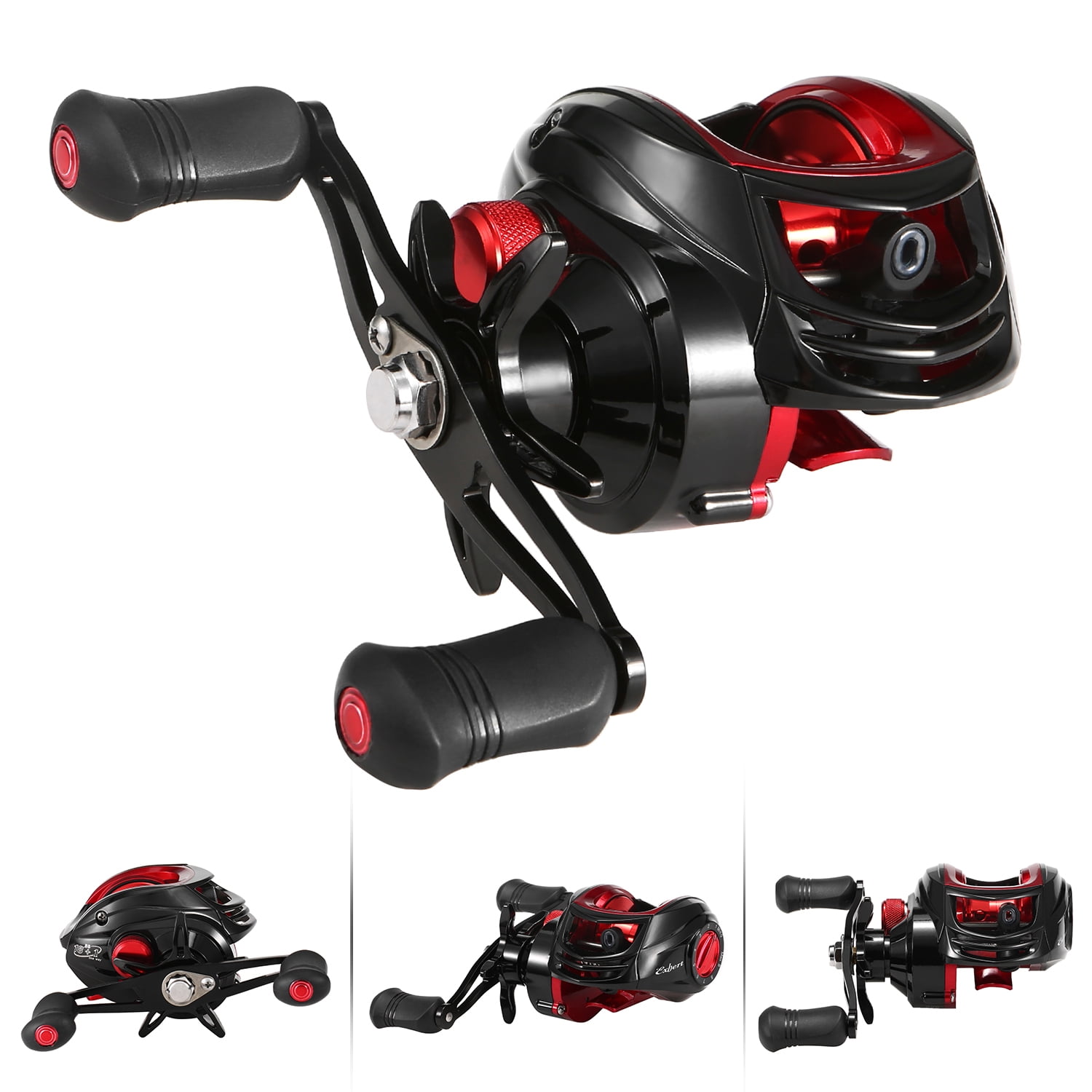 Fishing Baitcasting Reel, 18+1BB Drag Baitcasters, Magnet Braking System Ba Hot Sale 18+1BB 7.2:1 Wholesale Baitcast Reel Long Casting 10KG Drag  Fishing Pesca Saltwater Sea Fishing Reel