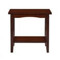 thumbnail image 2 of Linon Table d'Appoint Mission en Bois Finley Marron, 2 of 10