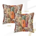 thumbnail image 3 of Bingfone Decorative Pillow Covers 16"X16" Funny Dogs Family Couch Pillow Cases Modern Farmhouse Covers For Couch Sofa Bed, 3 of 9