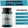 thumbnail image 3 of Nad+ | Nr Nicotinamida Ribosa + Resveratrol -30 Cápsulas Sin Sabor, 3 of 7