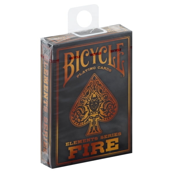 bicycle fire element poker size standard index playing cards bicycle fire element poker size standard index playing cards