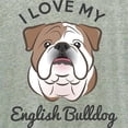 thumbnail image 3 of CafePress - I Love My English Bulldog - Women's Nightshirt, 3 of 4