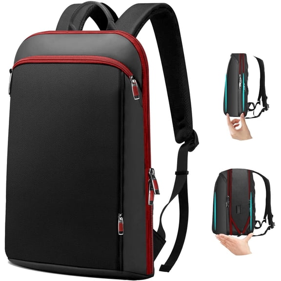 Slim and Expandable 15 15.6 16 Inch Laptop Backpack Anti  Business Travel Notebook Bag with USB, Multipurpose Large Capacity Daypack for Men & Women,B01RD01