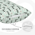 thumbnail image 3 of Salouo Love lettering Print Print Pillow Case Cover,Wrinkle-Free Bed Pillow Cover Pack of 1 Home Decor Fade-Resistant and Stain-Resistant ,Pillows Not Included-14"x20", 3 of 6
