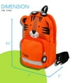 thumbnail image 3 of Twise Tots Kids and Toddlers 8" Sling bag, Tiger, 3 of 8