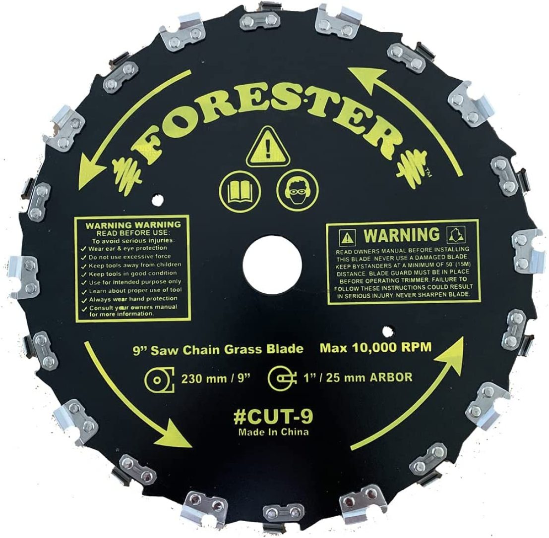 Codllyne 9 Chainsaw Brush Cutter Blade 20 Tooth Circular Trimmer Saw