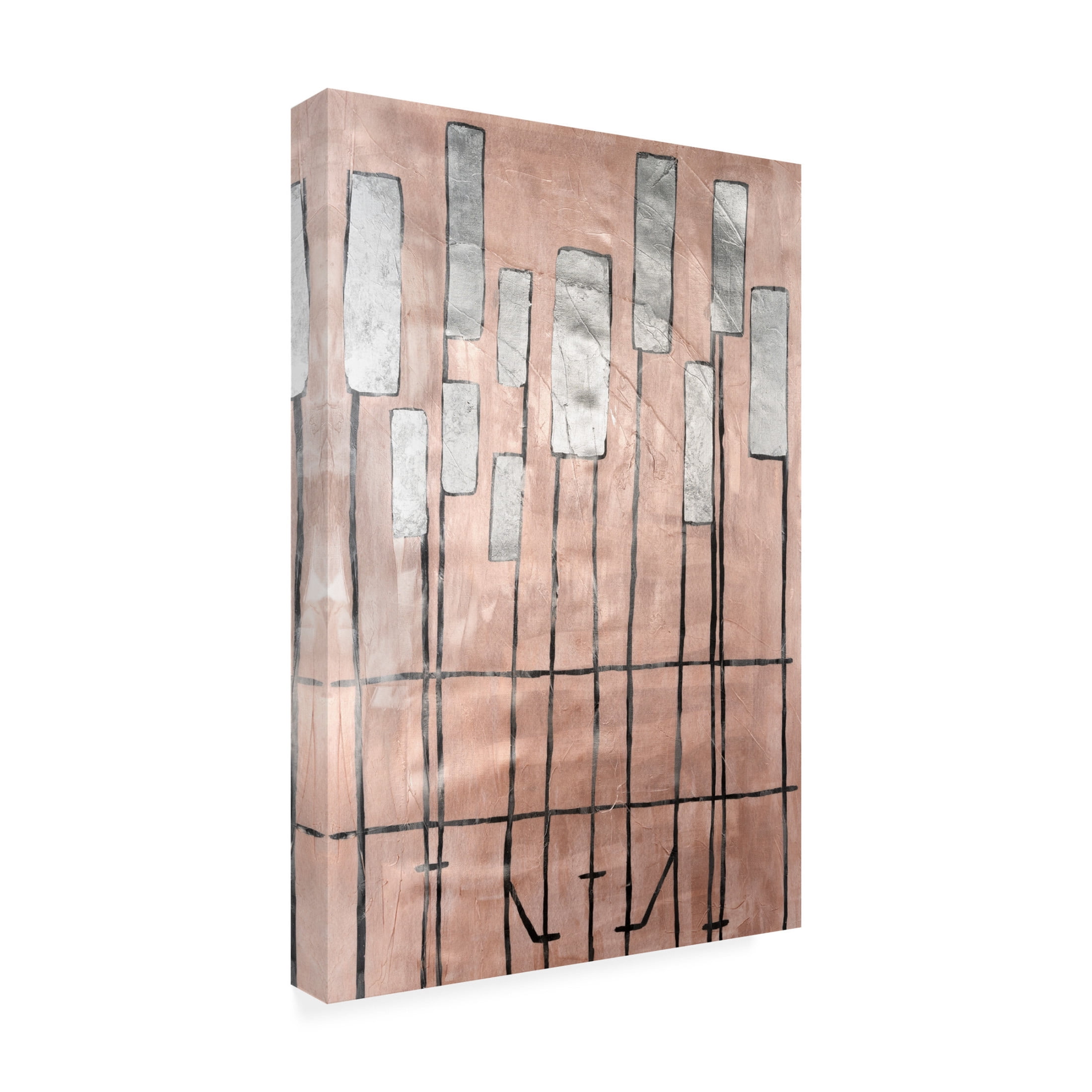 Canvas Wall Art - Michael Willett 'Clavichord I' Wall Art for Living Room, Bedroom, or Office Décor by Trademark Fine Art - 22 x 32 Inches