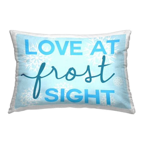 Stupell Industries Funny Winter Love Pun Decorative Printed Throw Pillow, 14 x 20